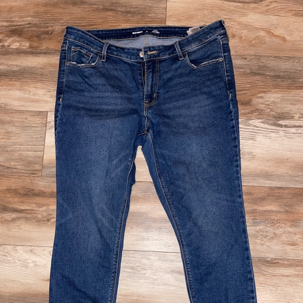 Old navy rockstar super skinny jeans size 14